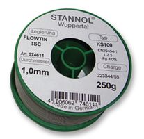 STANNOL-574601-LOETDRAHT FLOWTIN TSC KS100 0.3MM 250G
