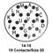 ITT CANNON KPSE06E14-19SX