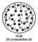ITT CANNON MS3126E16-26SY