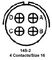 AMPHENOL INDUSTRIAL MS3106R14S-2PY