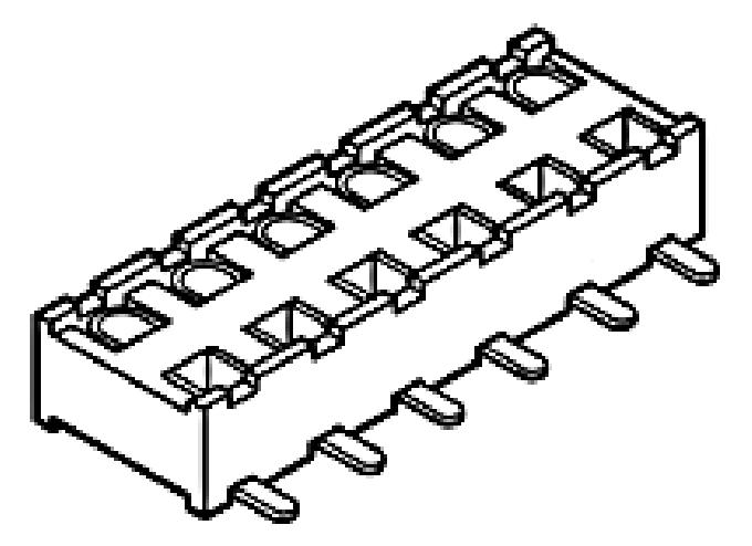 AMPHENOL FCI 91596-110TRLF