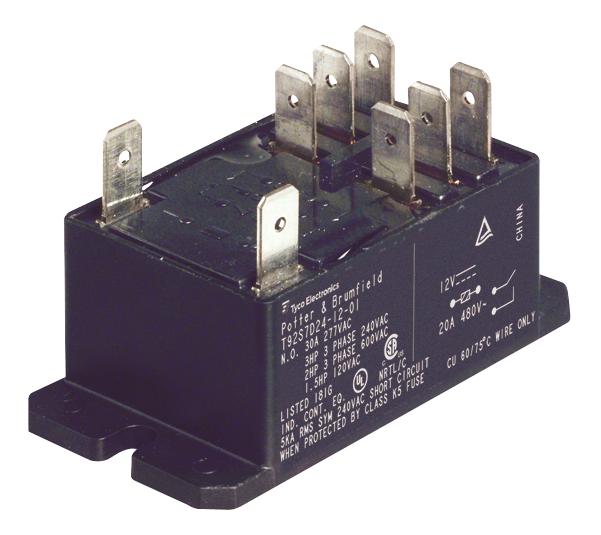 LEISTUNGSRELAIS DPST-NO 277VAC 28VDC 40A;