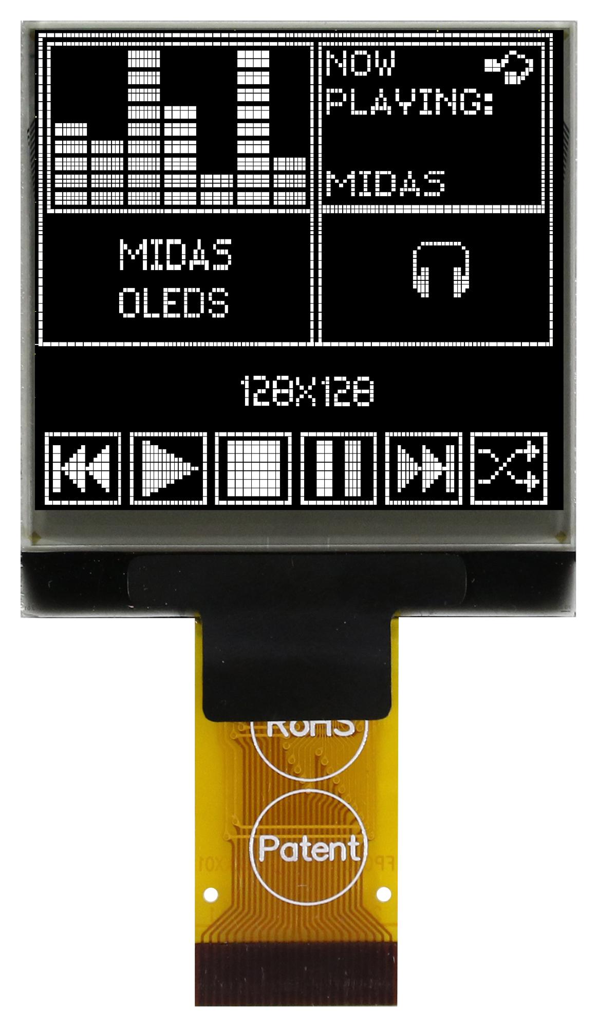 MIDAS MCOT128128C1V-WM