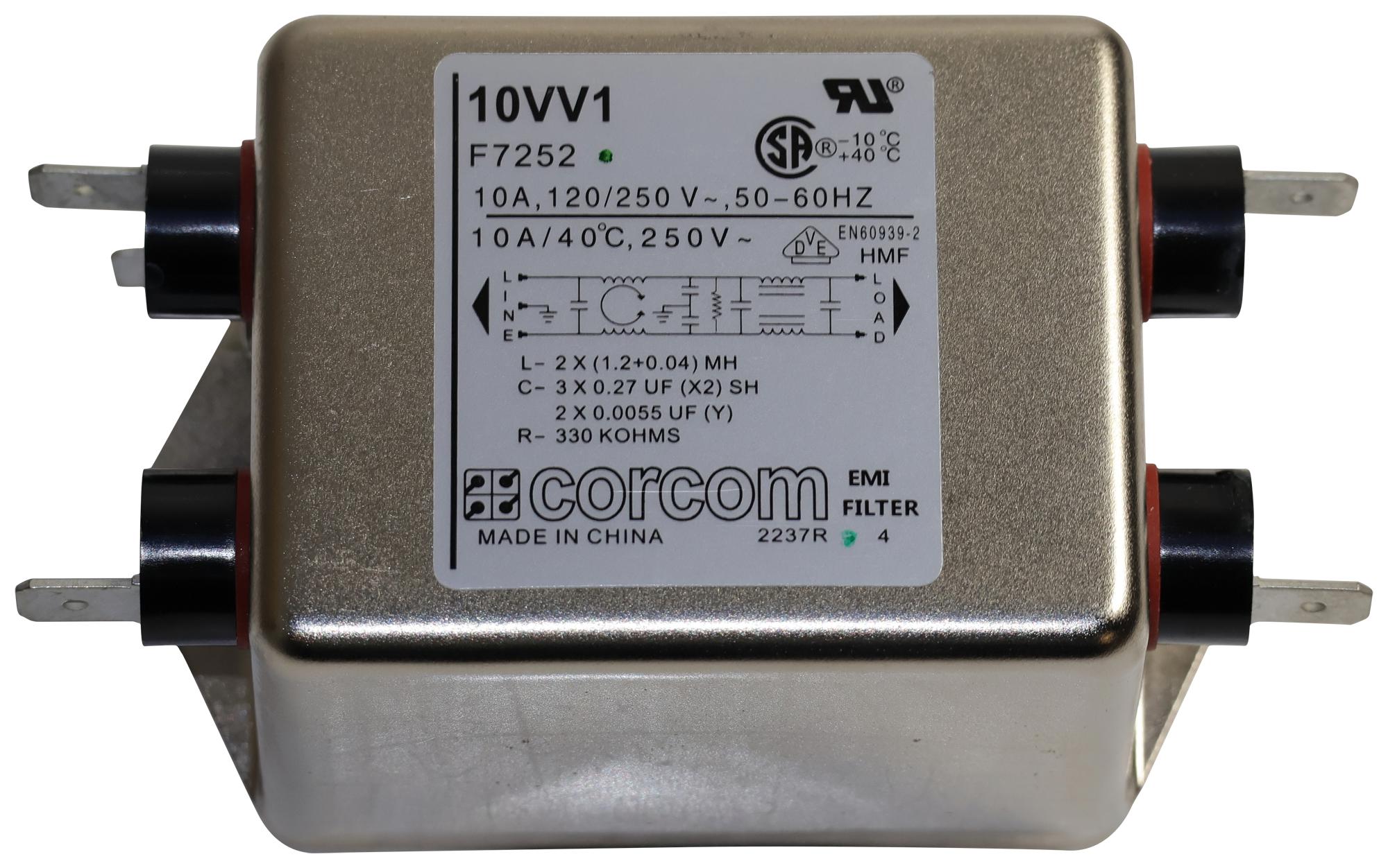 TE CONNECTIVITY / CORCOM 10VV1