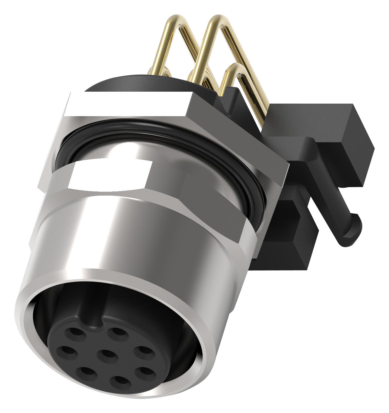M12-SENSORBUCHSE, 8P, PANEL;