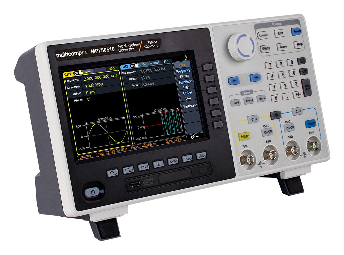 SIGNALFORMGENERATOR, 2 KANÃLE, 35MHZ;