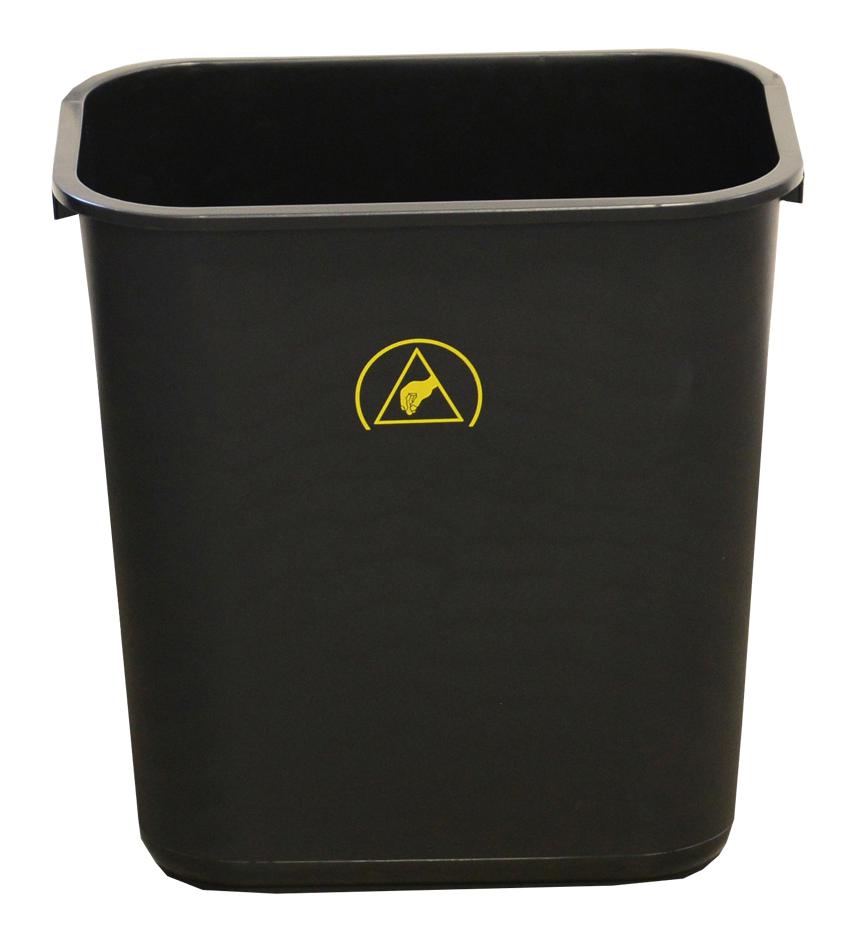 ESD WASTE BIN, 35 LITRE, NO LID;