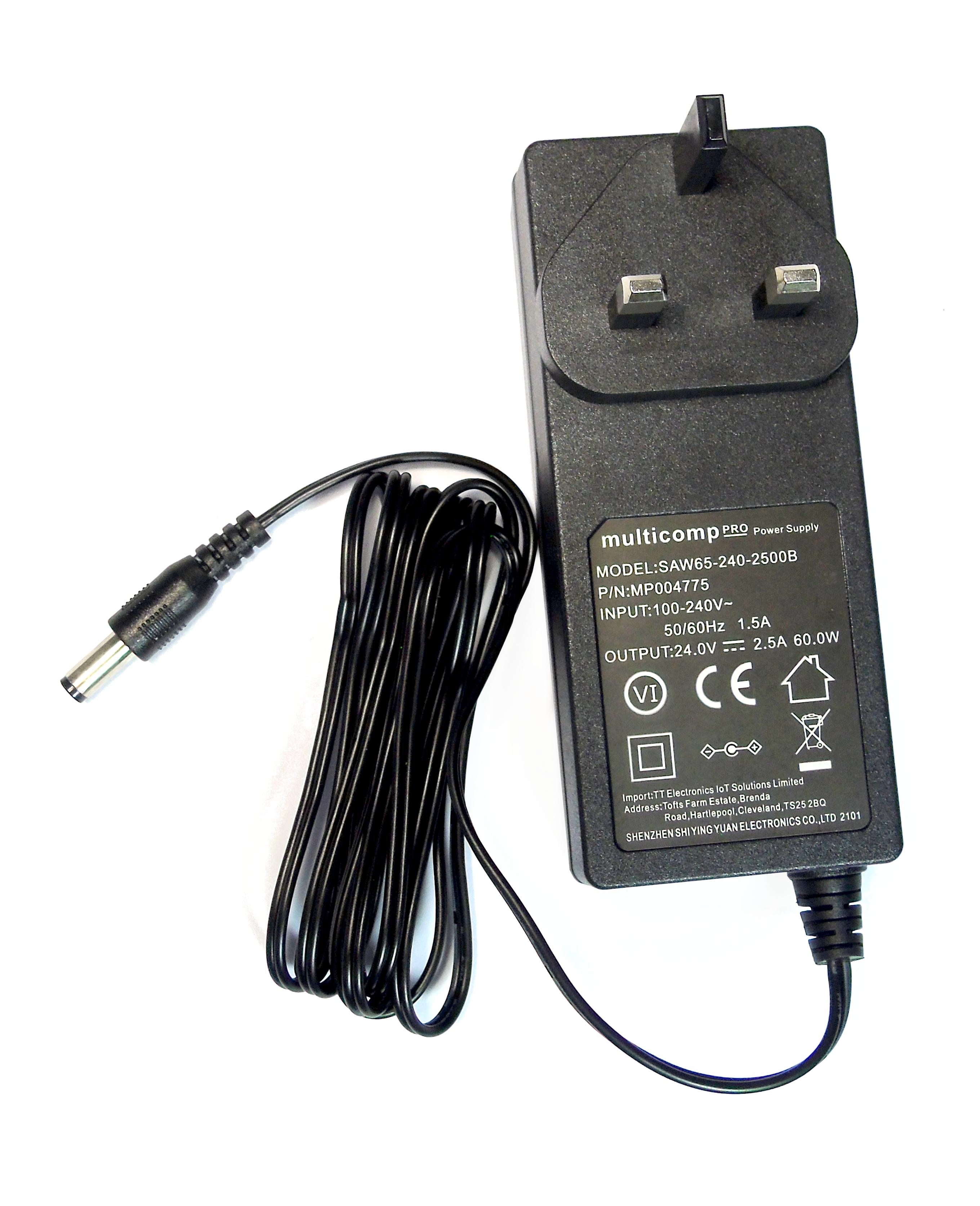 AC/DC-ADAPTER, 24V, 2.5A;