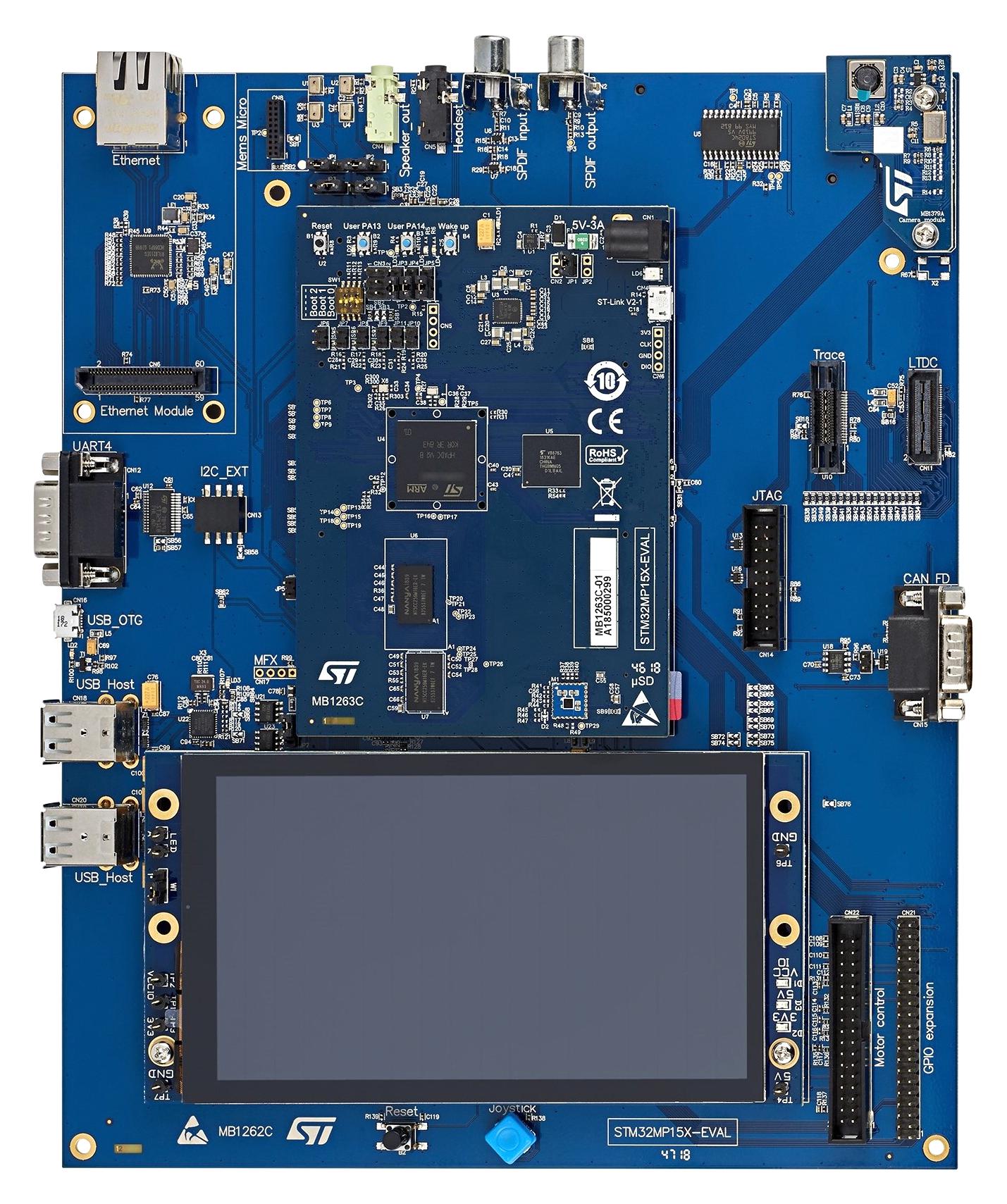 STMICROELECTRONICS STM32MP157F-EV1