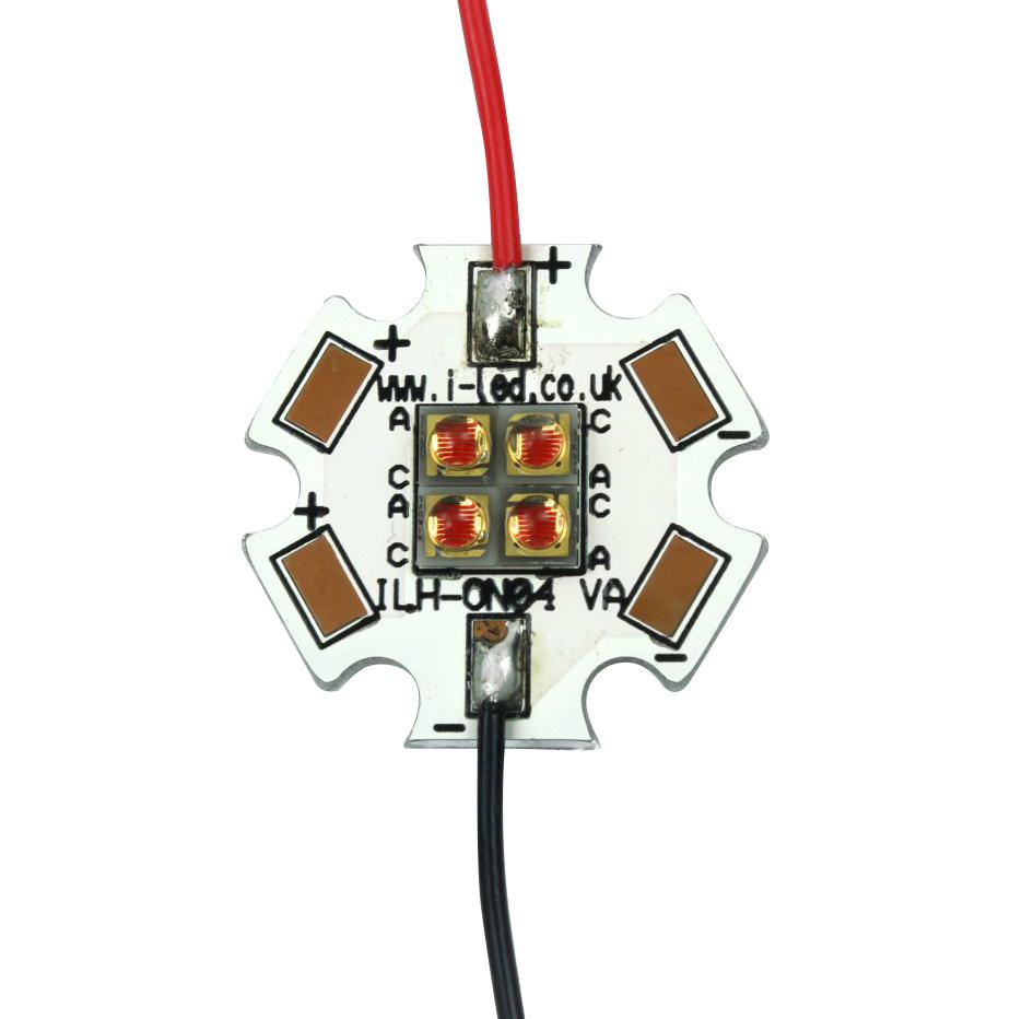 LED-MODUL, HYPERROT, 656NM, 1600LM, 3W;