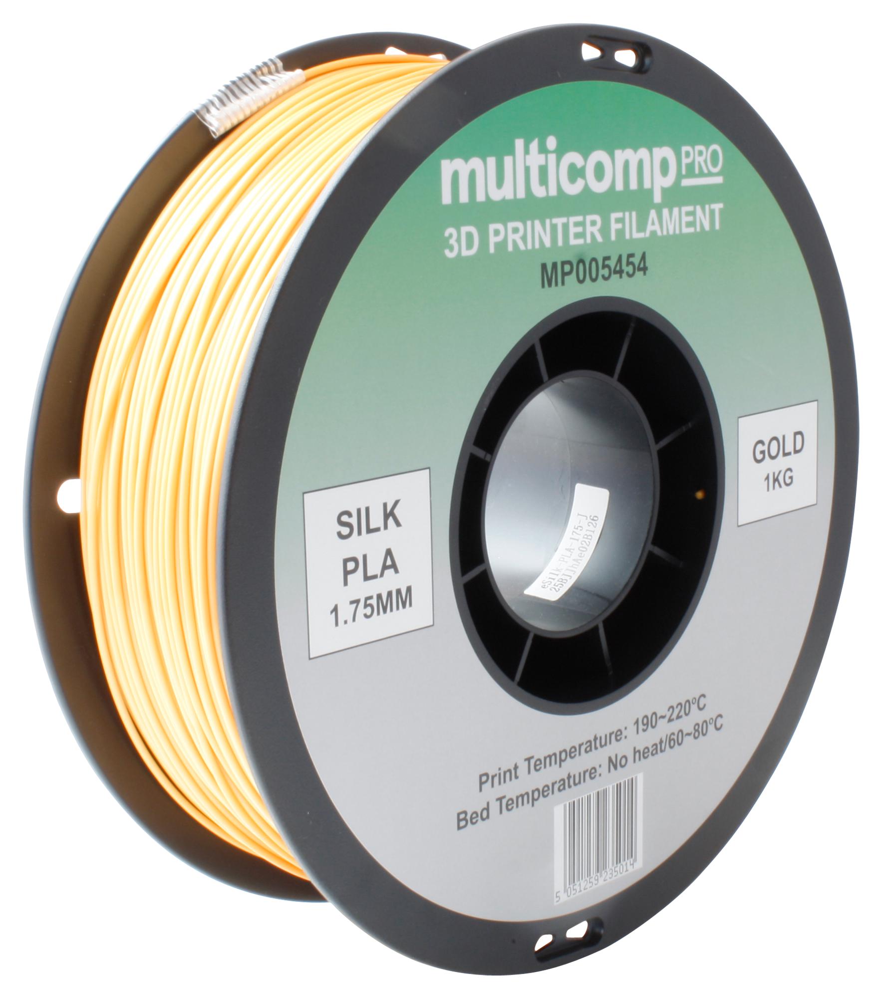 FILAMENT 3D-DRUCKER, PLA/1.75MM/1KG/GOLD;