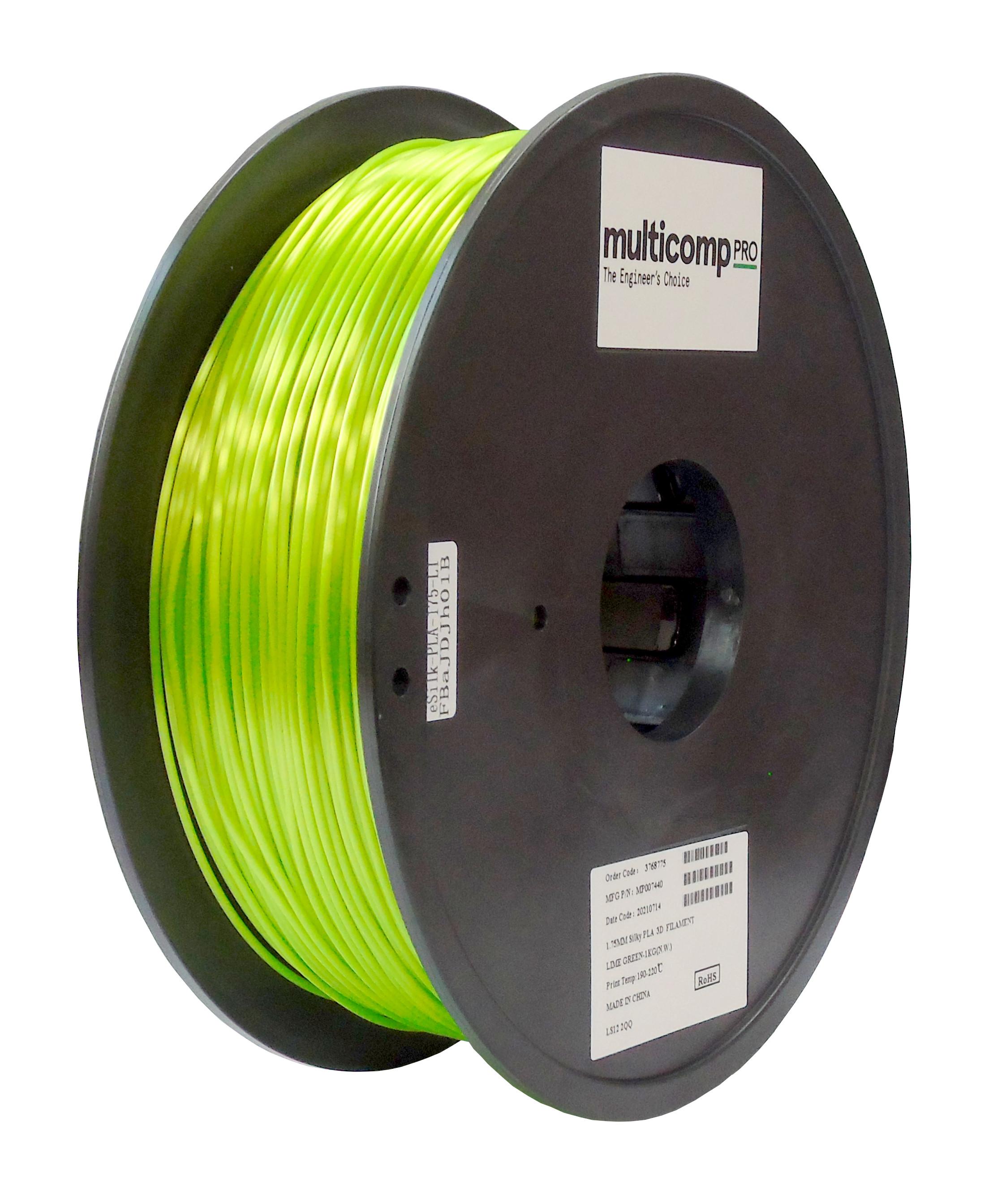 3D-FILAMENT SEIDE PLA, 1.75MM, 1KG, GRÃN;