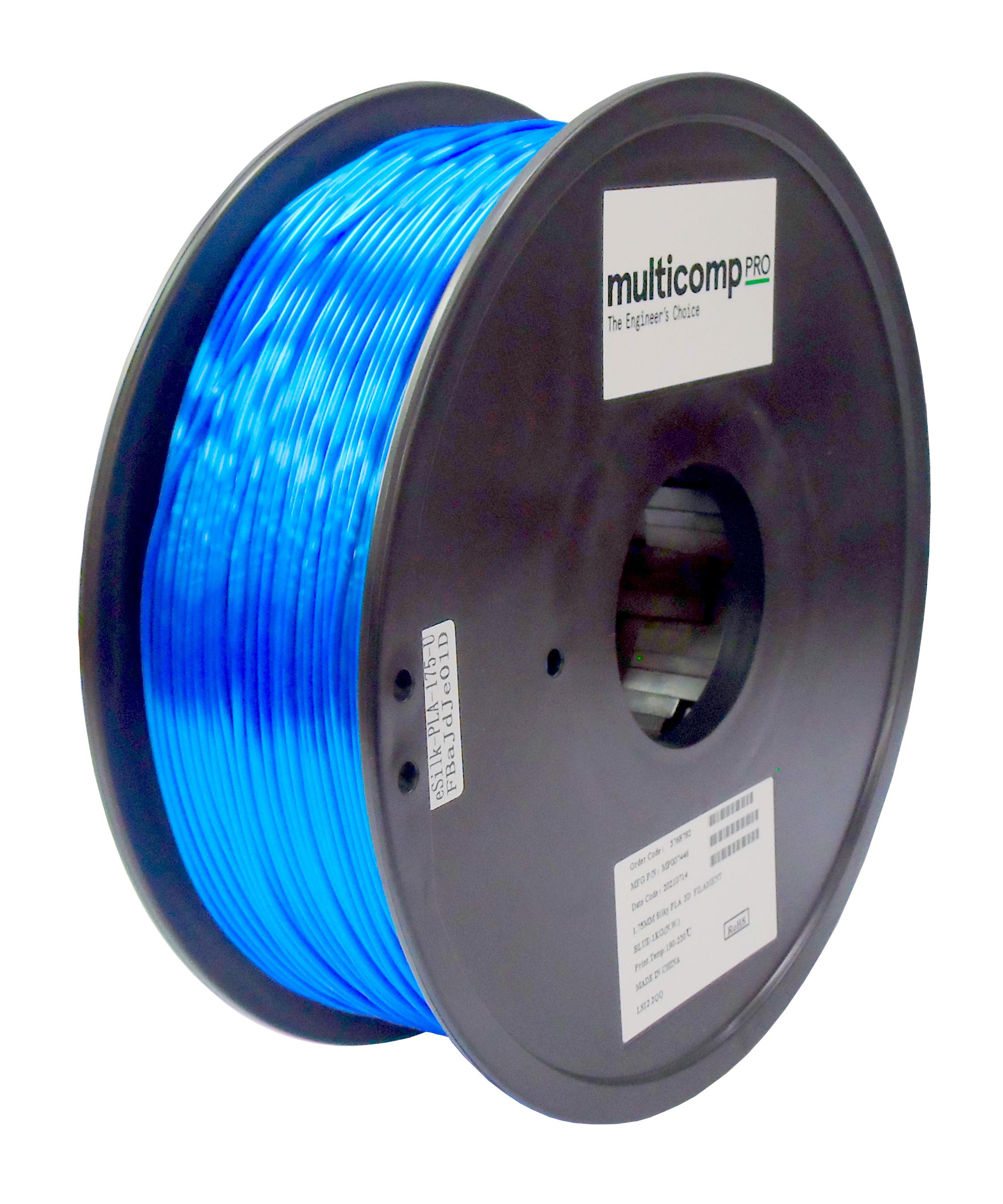 3D-FILAMENT SEIDE PLA, 1.75MM, 1KG, BLAU;