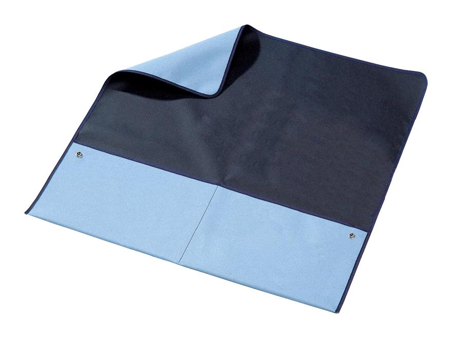 MAT, FIELD SERVICE, 0.6M X 0.6M, BLK/BLU;