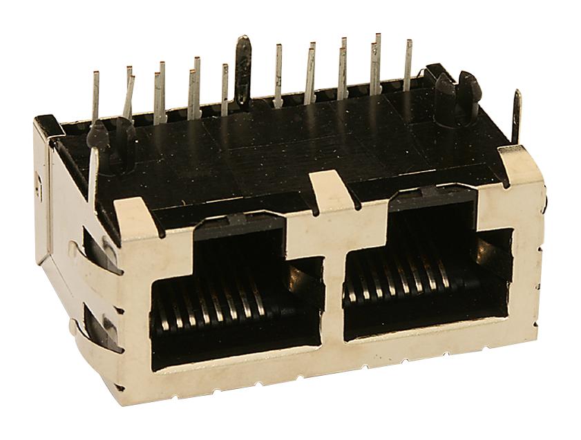 MODULARBUCHSE, ABG., RJ45, 8P8C, THT;