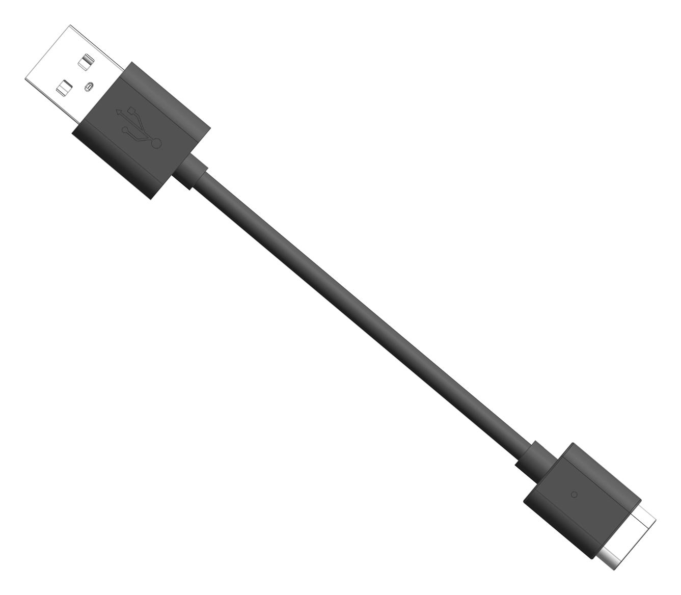 KONF KABEL USB A PL-3P MAG STECK 1M SCHW;