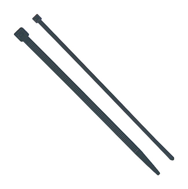 KABELBINDER,SCHWARZ,203MM,PK100; Kabelbindermaterial:Nylon 6.6 (Polyamid 6.6); Kabelbinderfarbe:Schwarz; KabelbinderlÃ¤nge:203mm; Kabelbinderbreite:2.