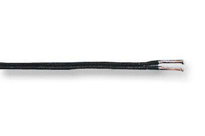 FIG 8 CABLE, 2ADR, 0.5MM2, SCHWARZ, 100M; Kabelabschirmung:Ungeschirmt; Anzahl Der Adern:2Ader(n); Drahtdurchmesser:-; Leiterquerschnitt CSA:0.5mmÂ²; 