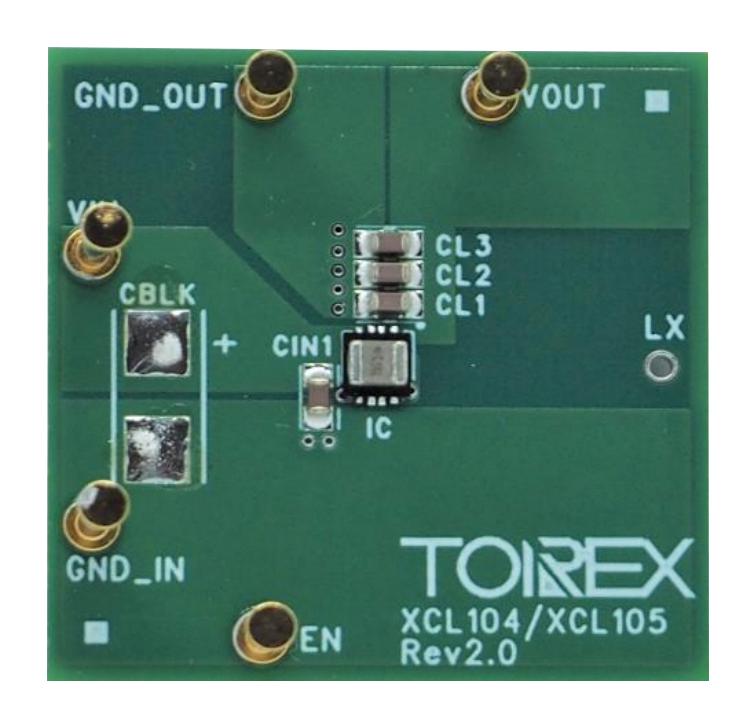 TOREX XCL105C501H2-EVB-02