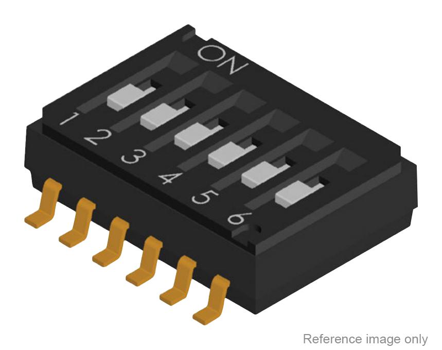 DIP-SCHALTER 8SK SPSTNO 0.025A/24VDC SMD;