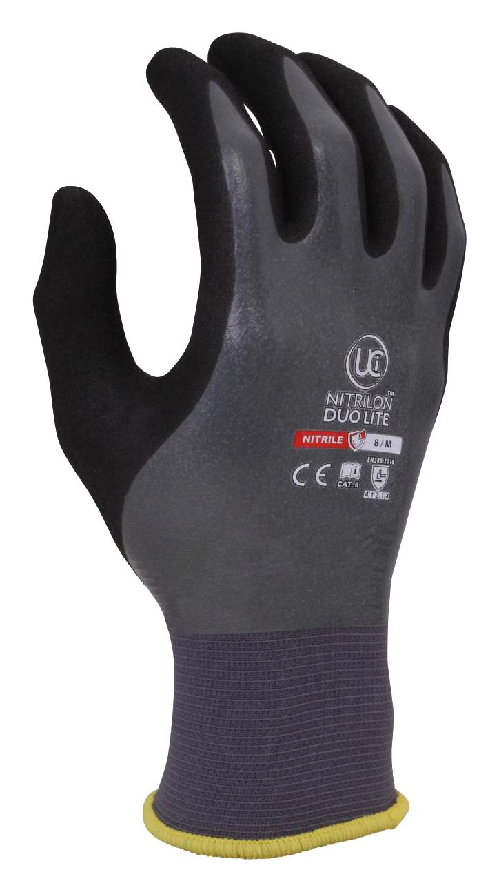 HANDSCHUHE, NYLON, GRAU, XXL;