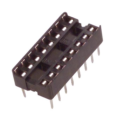 IC-/BAUELEMENTSOCKEL, 16POS, DIP, 2.54MM;