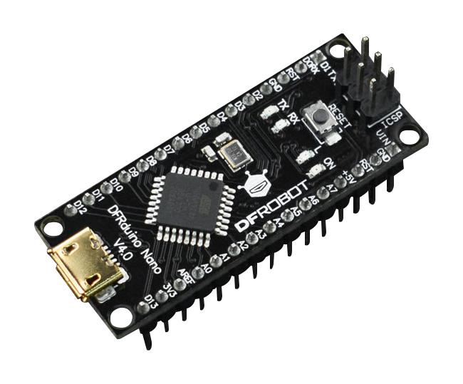 DFRDUINO NANO-BOARD, 8BIT, AVR, ATMEGA;