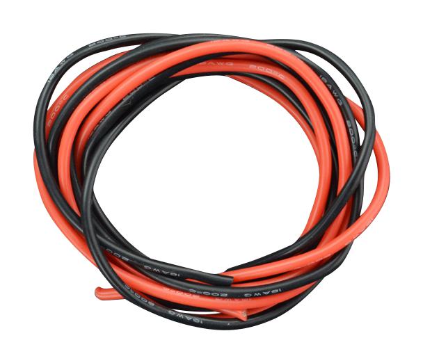 ADERLEITUNG, 18AWG, SILIKON, 1M;