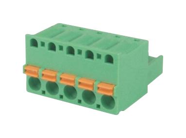 TERMINAL BLOCK, PLUGGABLE, 6POS, 12AWG;