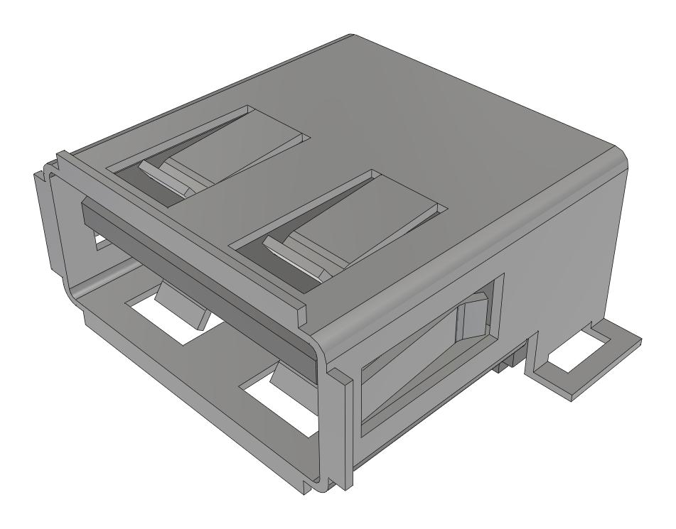 SAMTEC USB-A-S-F-B-SM2-FR