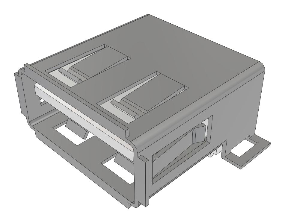 SAMTEC USB-A-S-F-W-SM2-FR