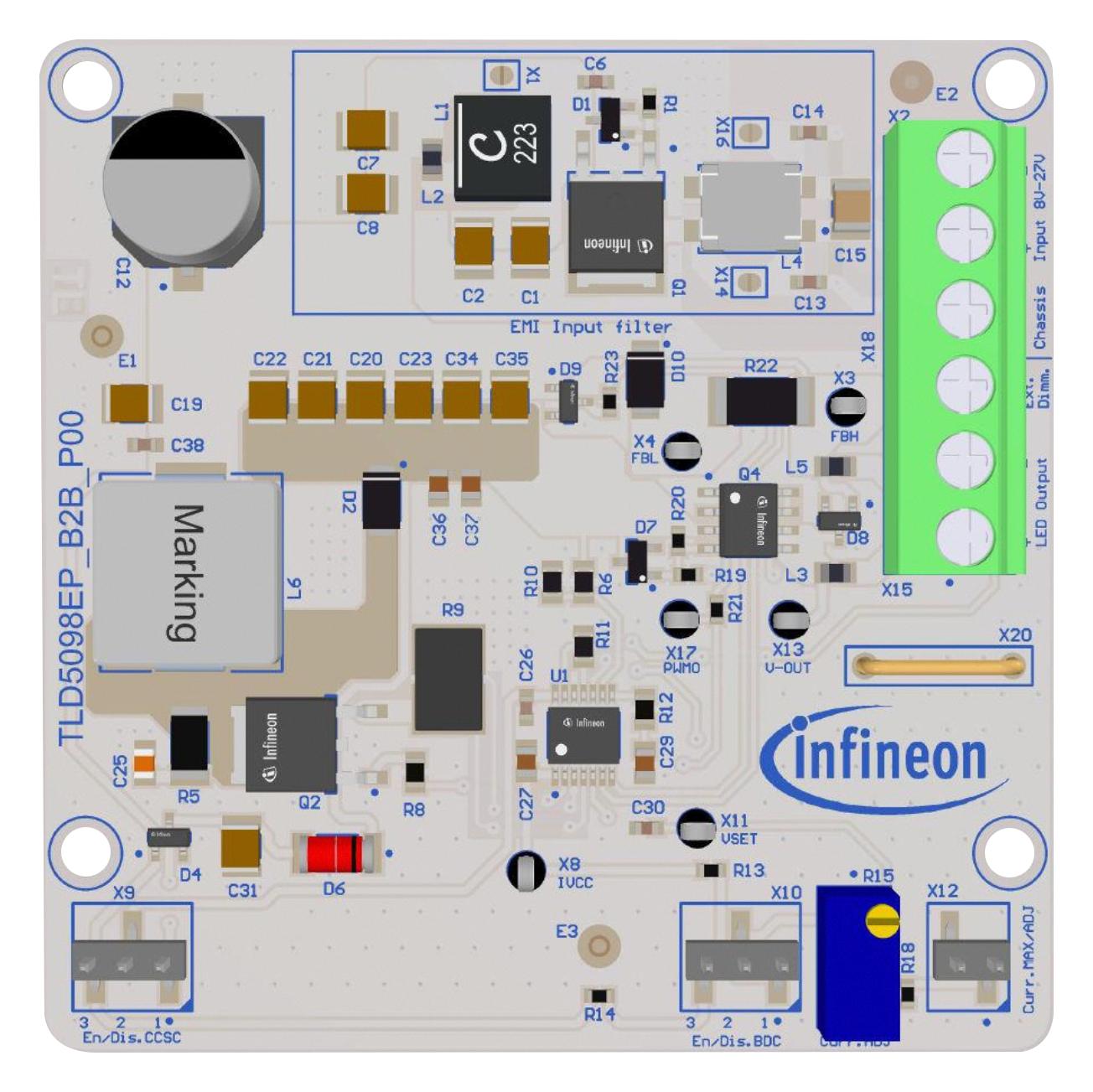 INFINEON TLD5098EPB2BEVALKITTOBO1