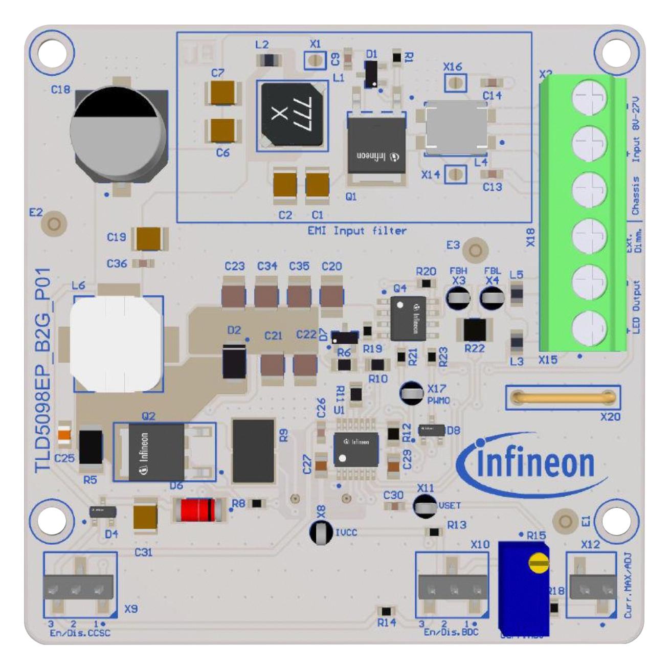 INFINEON TLD5098EPB2GEVALKITTOBO1