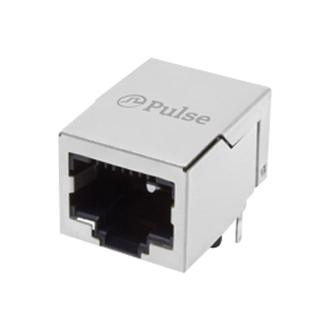 RJ45-BUCHSE, 8P8C, CAT5/6, 1PORT, THT;