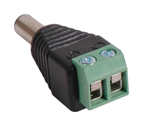 CCTV ADAPTER, DC PLUG- TERMINAL BLOCK; Inter Series Connector A:DC Power - 2.1mm; Convert From Positions:1Positions; Convert From Gender:Plug; Inter S