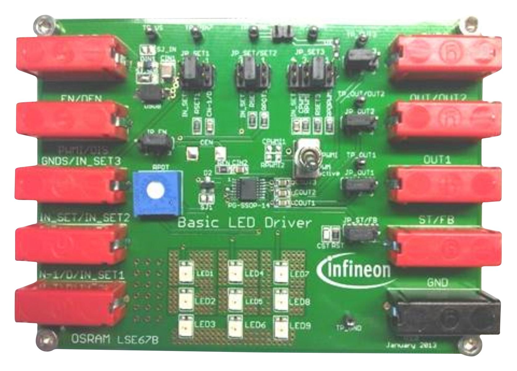 INFINEON DEMOBOARDTLD1124ELTOBO1