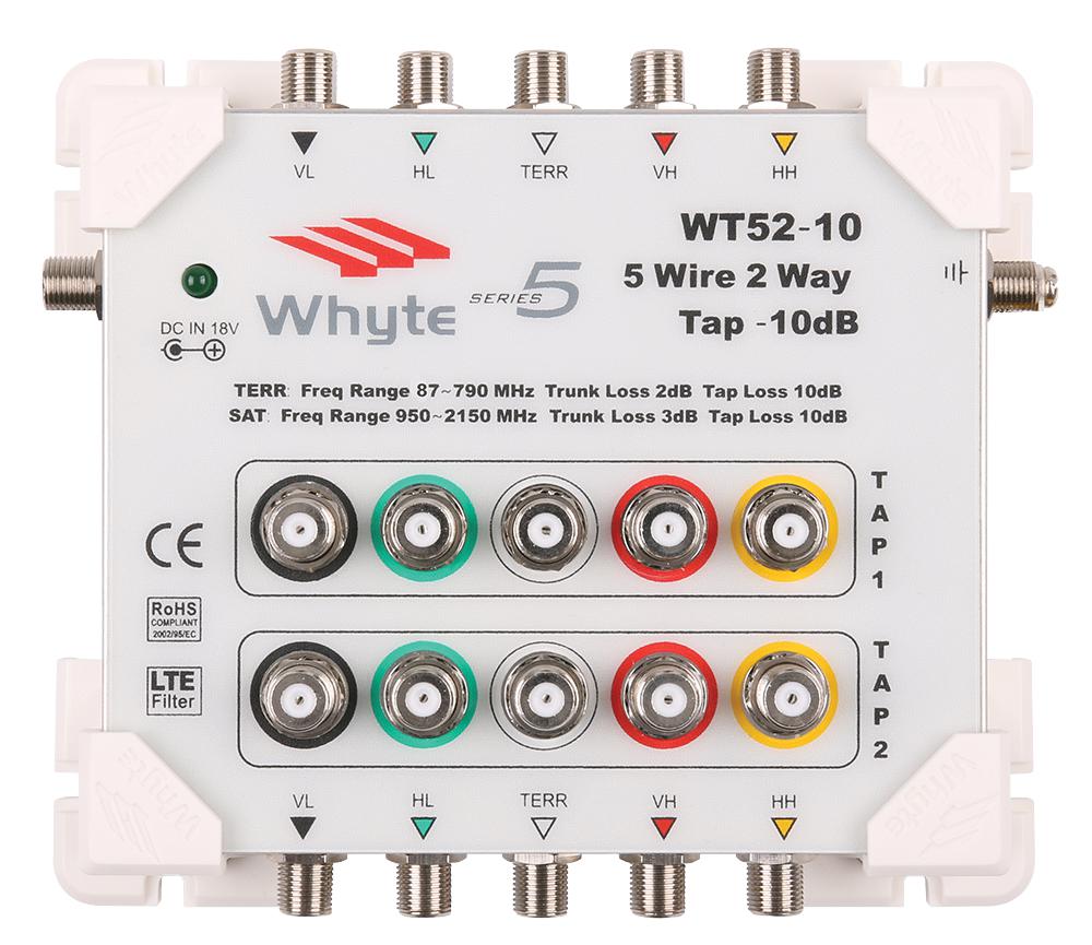 WT52-10 SERIES 5 WIRE 2 WAY 10DB TAP;