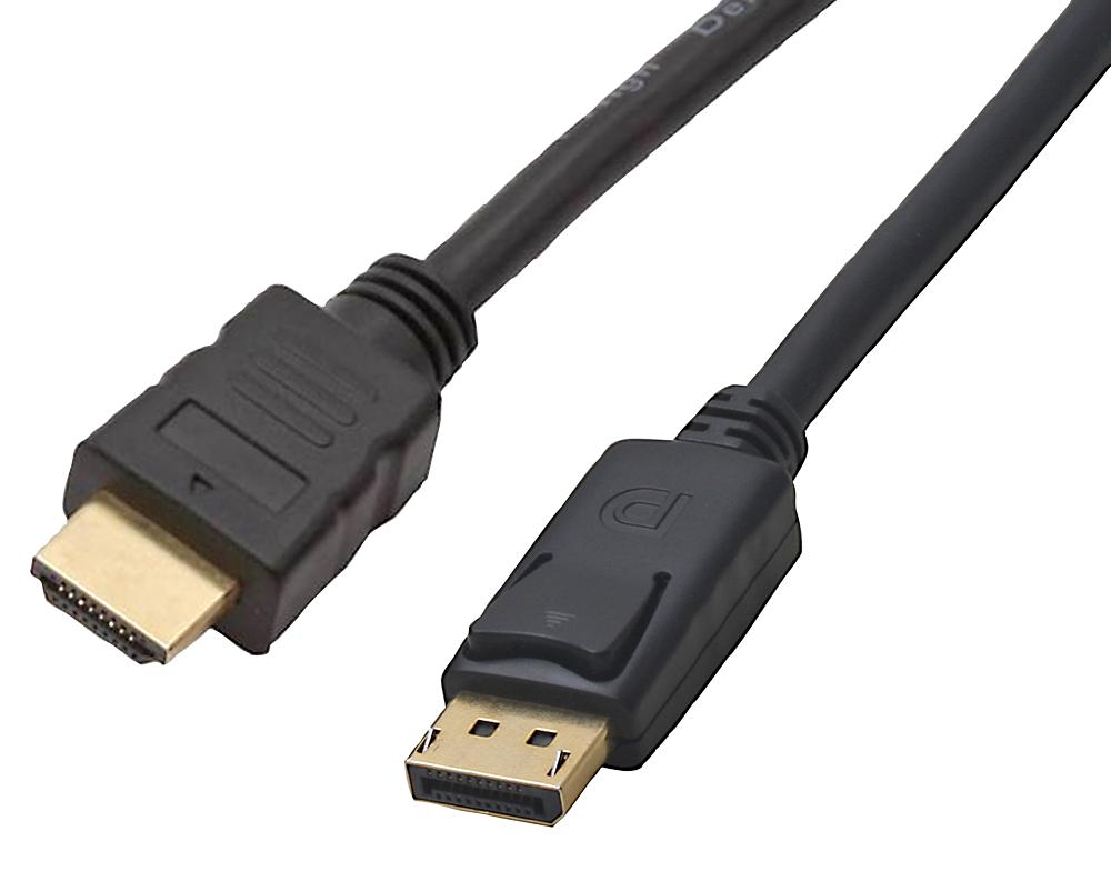 DISPLAYPORT TO  HDMI LEAD 1M;