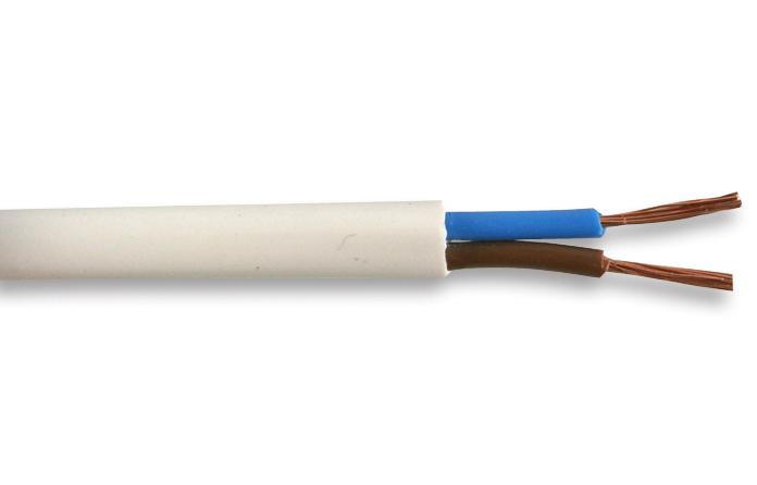 FLEX KABEL UNGESCH. 2LEIT 0.75MM2 LFD. M; Kabelabschirmung:Ungeschirmt; Anzahl Der Adern:2Ader(n); Drahtdurchmesser:-; Leiterquerschnitt CSA:0.75mmÂ²;