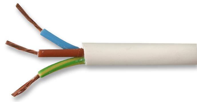 FLEX KABEL UNGESCH. 3LEITER 0.75MM2 100M; Kabelabschirmung:Ungeschirmt; Anzahl Der Adern:3Ader(n); Drahtdurchmesser:-; Leiterquerschnitt CSA:0.75mmÂ²;