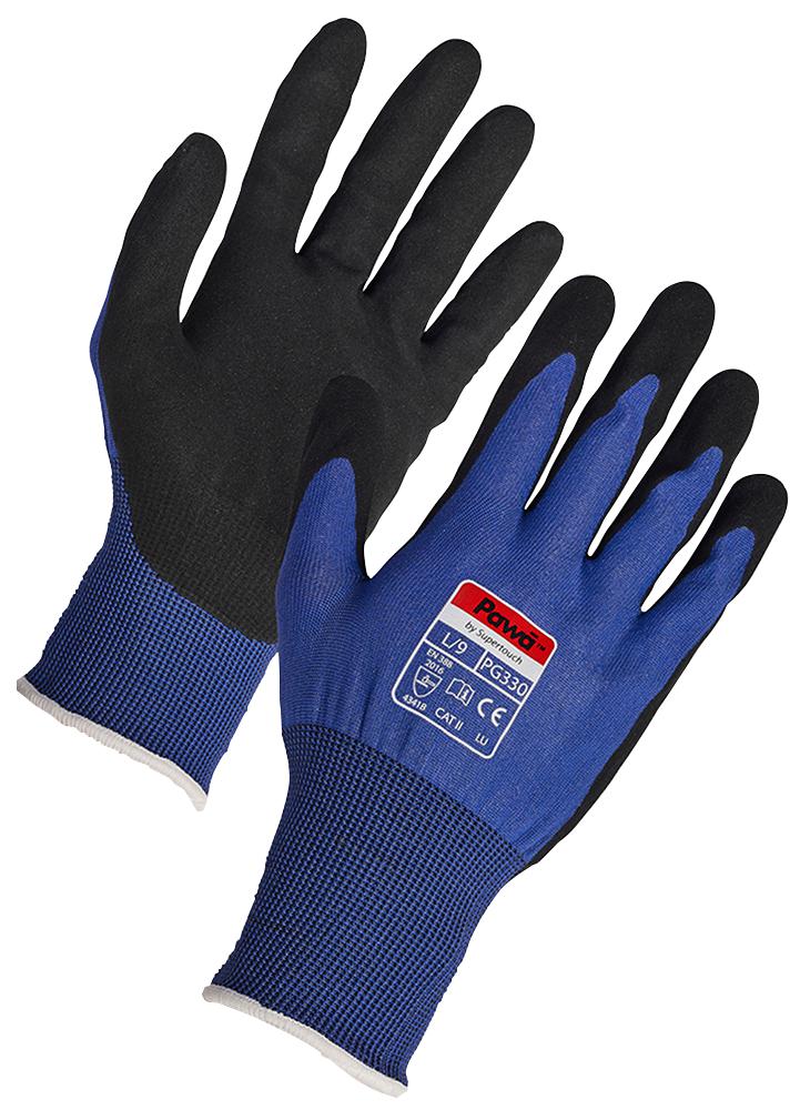 CUT RESISTANT GRIP GLOVES - XL (10);