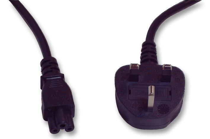 KABEL UK STECKER-25A CONN 2M; Steckverbinder Auf Steckverbinder:Netzstecker, UK, Auf IEC 60320 C5; KabellÃ¤nge - Metrisch:2m; Nennstrom:2.5A; Nennspan