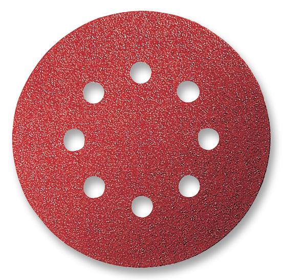 SANDING DISC 125MM 8 HOLES VECRO 80;