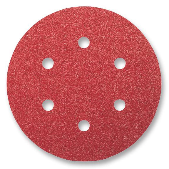 SANDING DISC 150MM 6 HOLES VECRO 60;