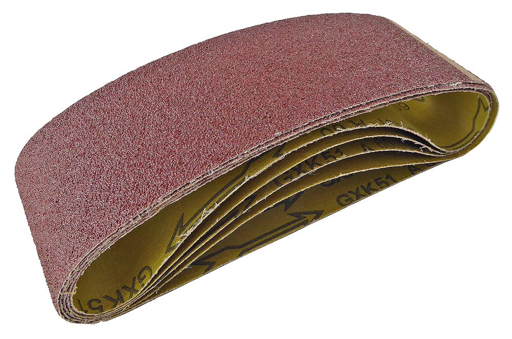 SANDING BELT 75MM X 533MM 60 GRIT PK 5;