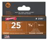 ARROW FASTENER T25 9/16 STAPLE.
