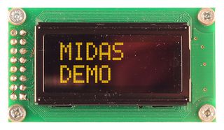 MIDAS DISPLAYS MCOB20805AV-EYS