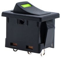 E-SWITCH R1966ABLKBLKESGRN