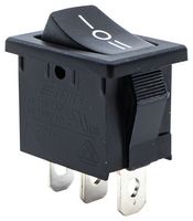 E-SWITCH R1966DBLKBLKCF