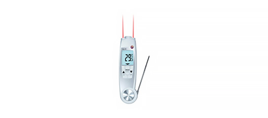 Testo 104-IR – Infrarot-/Einstech-Thermometer für Lebensmittel